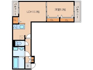 郡山駅 徒歩38分 1階の物件間取画像